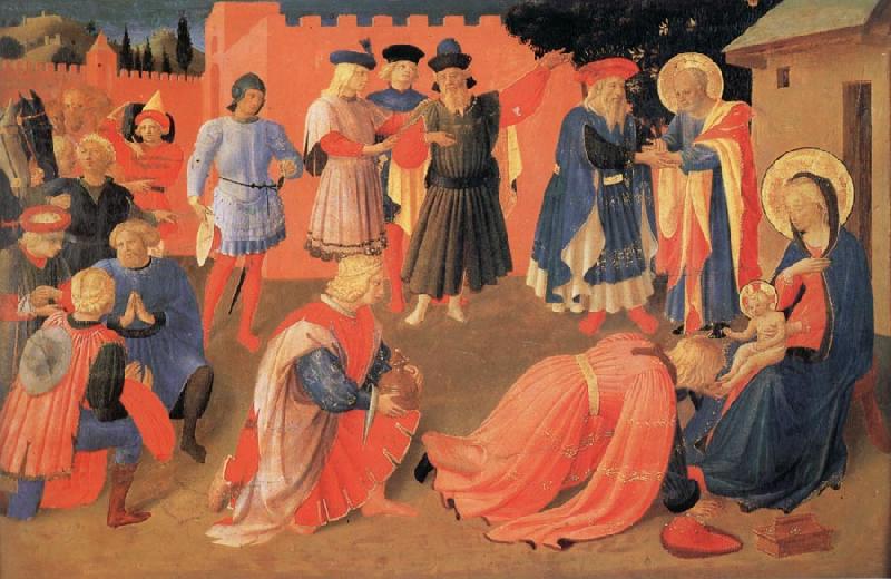 Fra Angelico The Adoration of the Magi oil painting image